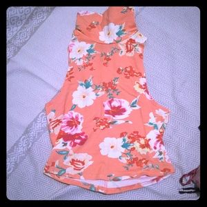 Kendall and Kylie Floral Cropped Tank